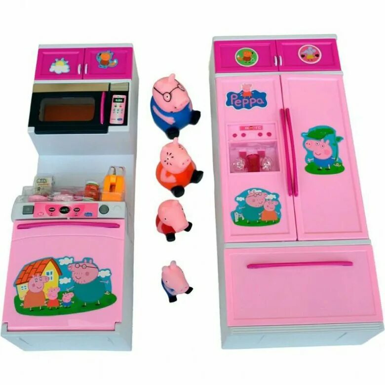 Кухня свинки. Игровой набор свинка пеппа (peppa pig) кухня. Детская кухня свинка пеппа. Кухня свинка пеппа с холодильником. Плита росмэн пеппы 30290.