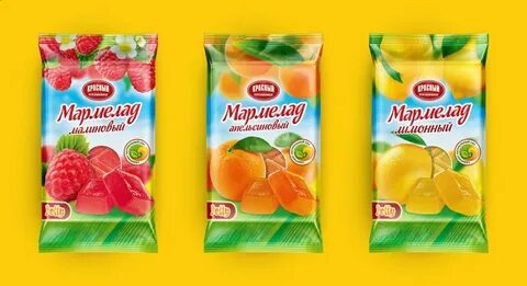 Упаковки мармеладов