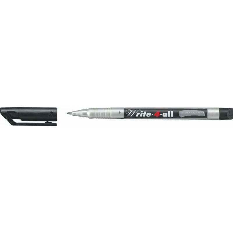 Перманентная ручка черная Стабило. Стабило 0.7. Черный маркер ручка Stabilo. Грифельная ручка. Write 4 marks