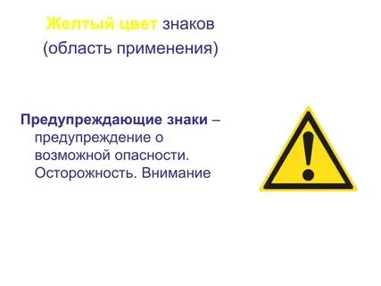 Что такое желтое предупреждение