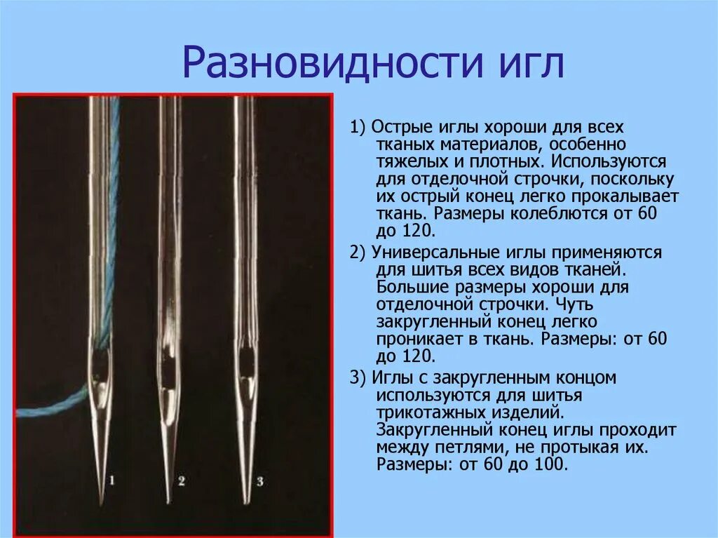 Виды игл. Разновидности швейных игл. Типы хирургических игл. Виды игл для шитья. Игла презентация