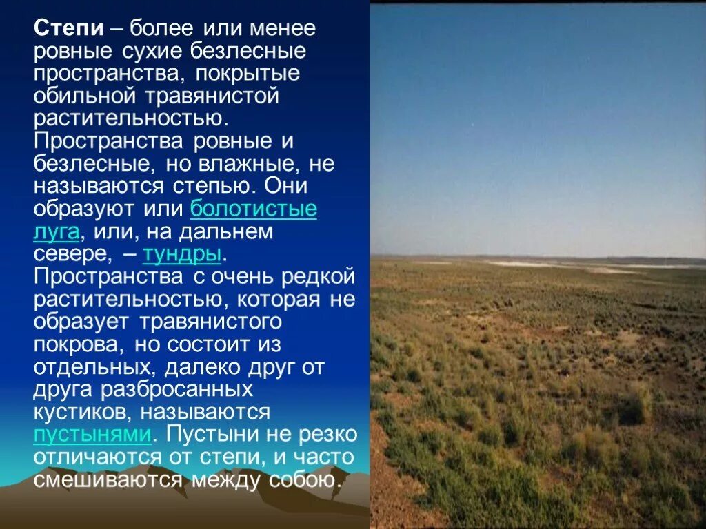 Назовите безлесные природные зоны. Безлесная степь. Безлесные пространства. Презентация на тему степи география. Безлесное пространство покрытое травянистой растительностью.