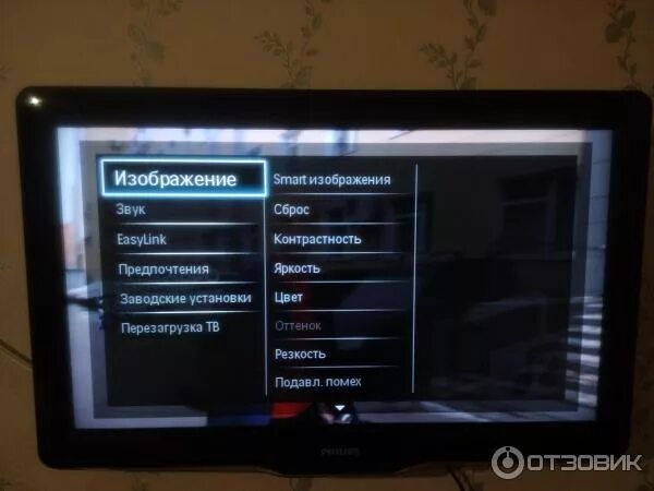 Телевизор звук есть а изображения нет