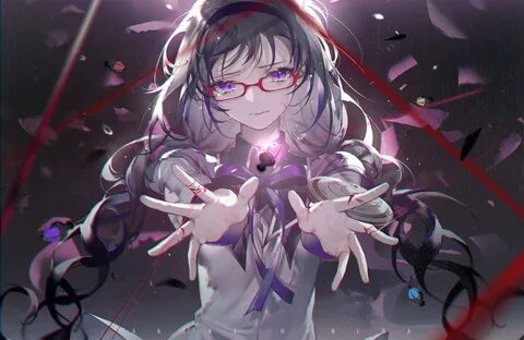 akemi homura fanart glasses - green-rg.ru.