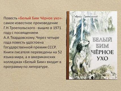Тест белый бим черное ухо
