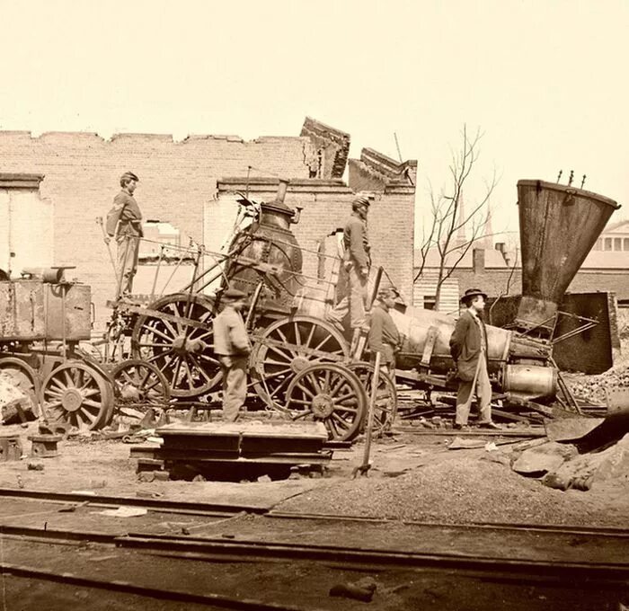 Сша в xix веке. 1865 год сша железная дорога. гражданская война сша ричмонд. бронепоезд гражданской войны в сша. сша после гражданской войны.