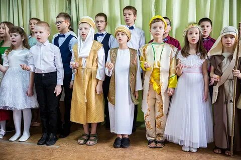 Рождественский утренник в воскресной школе