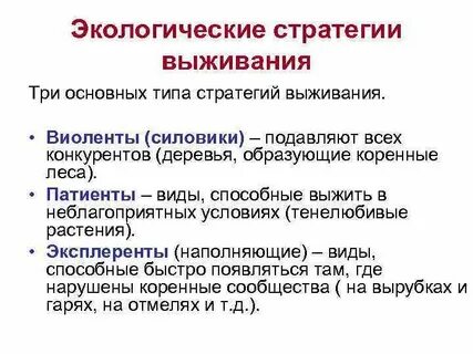 Две стратегии размножения