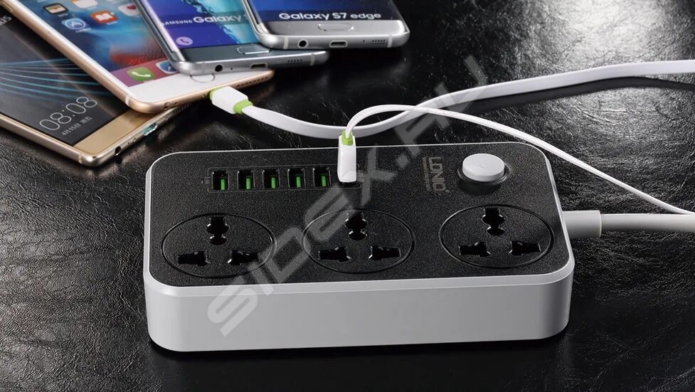 Фильтр с usb портами. Ldnio sc3604. сетевой удлинитель ldnio sc3604. сетевой фильтр (3 розетки, 6 портов usb) cx-u613 (белый). удлинитель power strip 3 розетки.