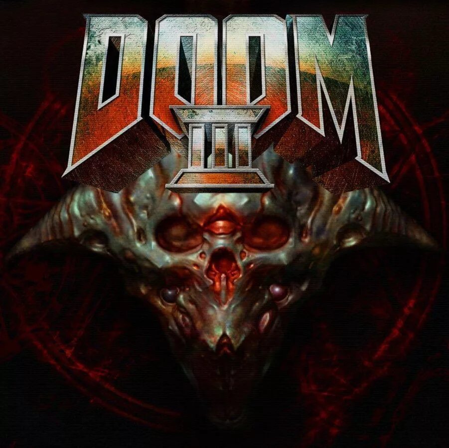 Doom 3 обложка диска.