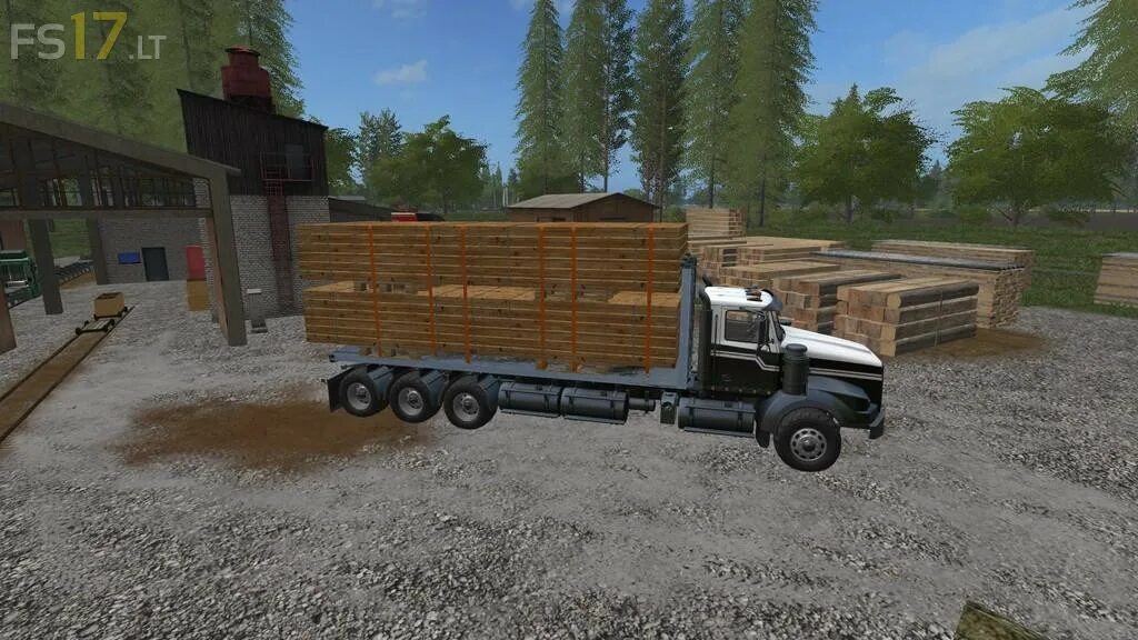 Мод фс 17 грузовики. Fs 17 грузовик для поддонов. прицеп для поддонов для фс 17. фс 17 американские грузовики. брус фс 17.