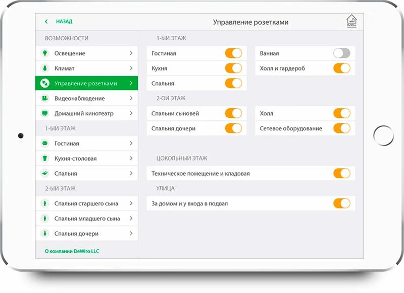 Какое приложение управляет. Управление розетками в умном доме. приложение для умного дома. приложение умного дома пример. приложения: скриншот образец.