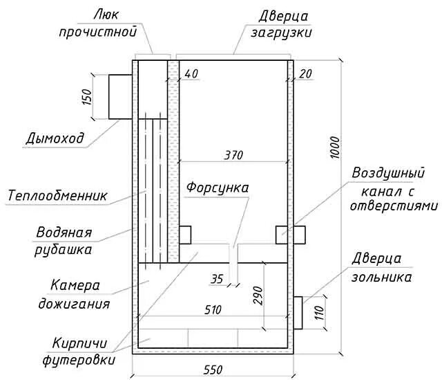 Как правильно сделать котел. Твердотопливный котел холмова чертеж. шахтный котел холмова чертежи. пиролизный котел длительного чертежи. котел холмова чертежи 40 квт.