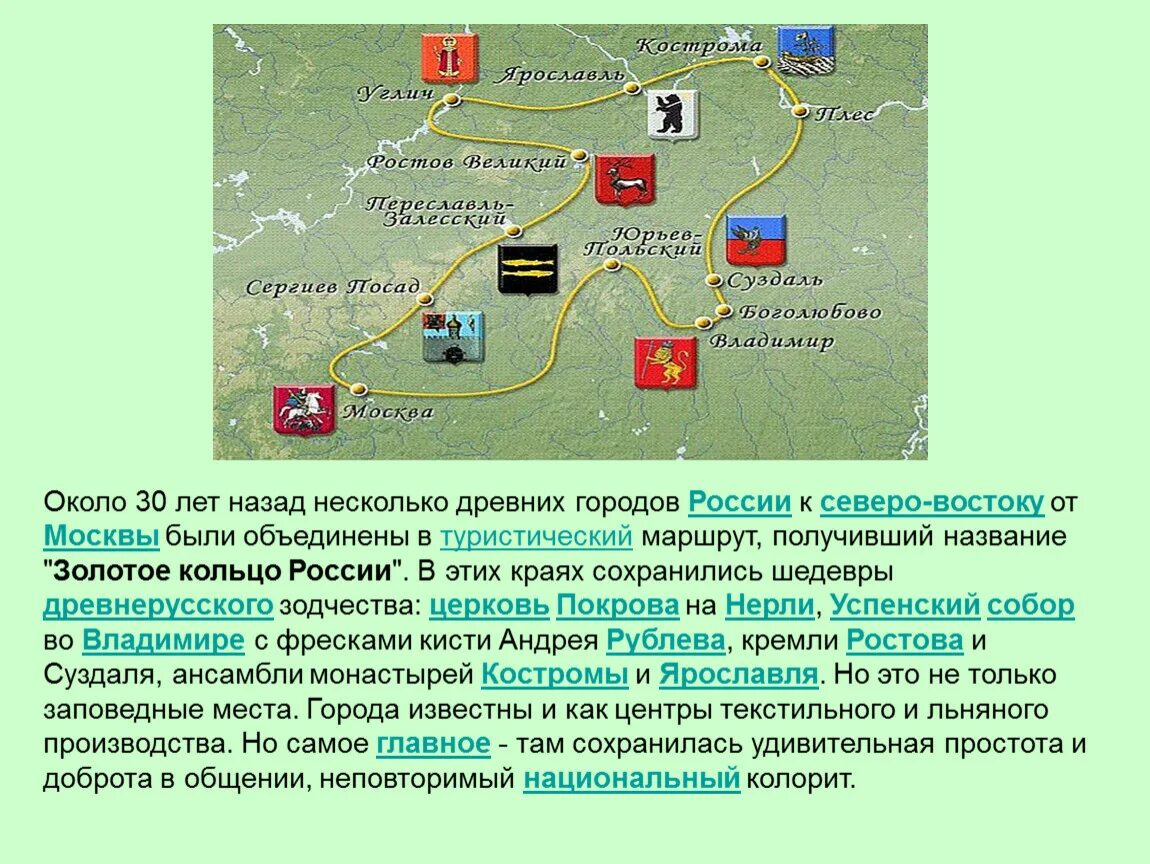 Факты о золотом кольце. Золотое кольцо России доклад. Города золотого кольца окружающий мир 3 класс. Города золотого кольца России 2 класс окружающий мир. Города по Золотому кольцу 3 класс.