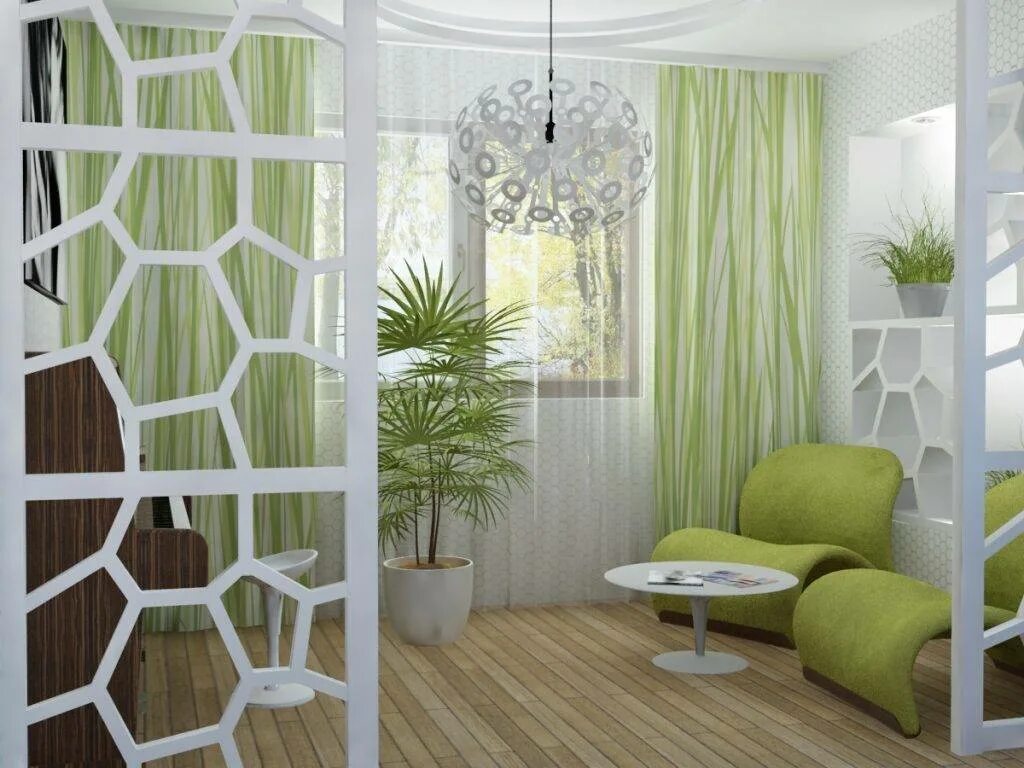 Как расширить стены. Зрительное увеличение пространства комнаты. Зонирование комнаты растениями. Расширить пространство в интерьере визуально. Визуально расширить пространство комнаты.