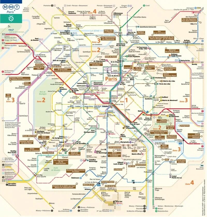 Зоны общественного транспорта. Схема общественного транспорта в Париже. Схема RER Парижа. Схема зон RER Париж. Общественный транспорт Парижа RATP.