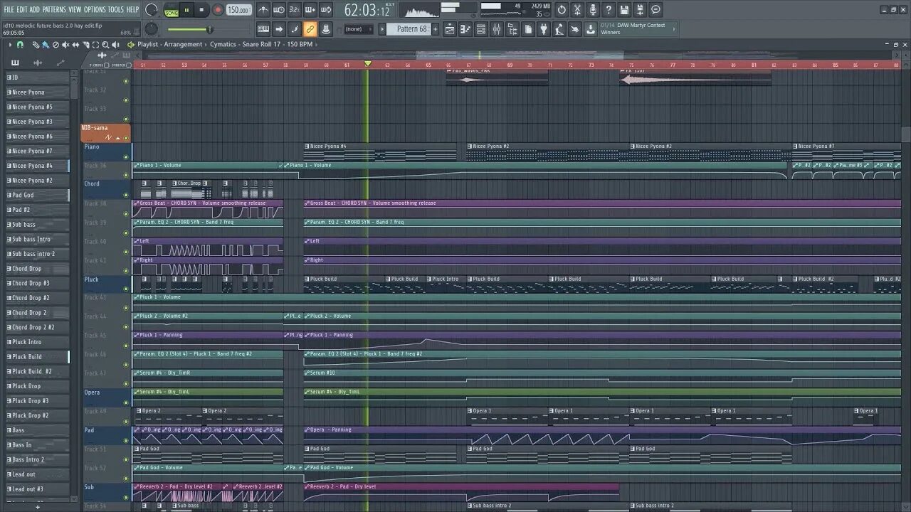 Kick bass and melody. Аранжировка Future Bass. FL Studio 7. Serum FL Studio 20. FL Studio Future Bass FLP.