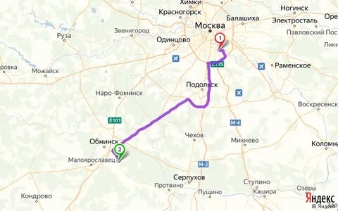 Протвино маршрут