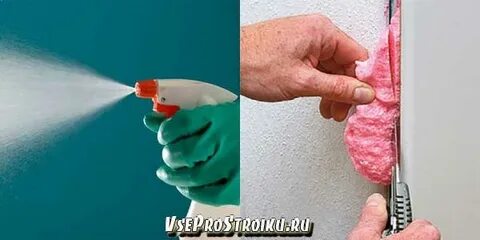 Обрезка монтажной пены
