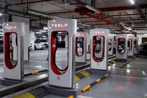 Зарядные станции tesla
