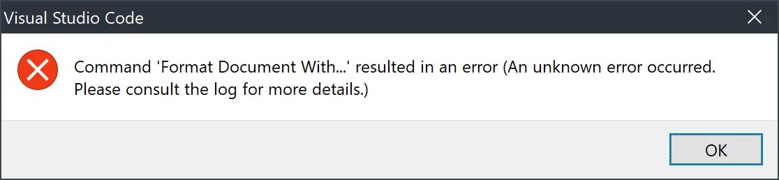 Error not accessible