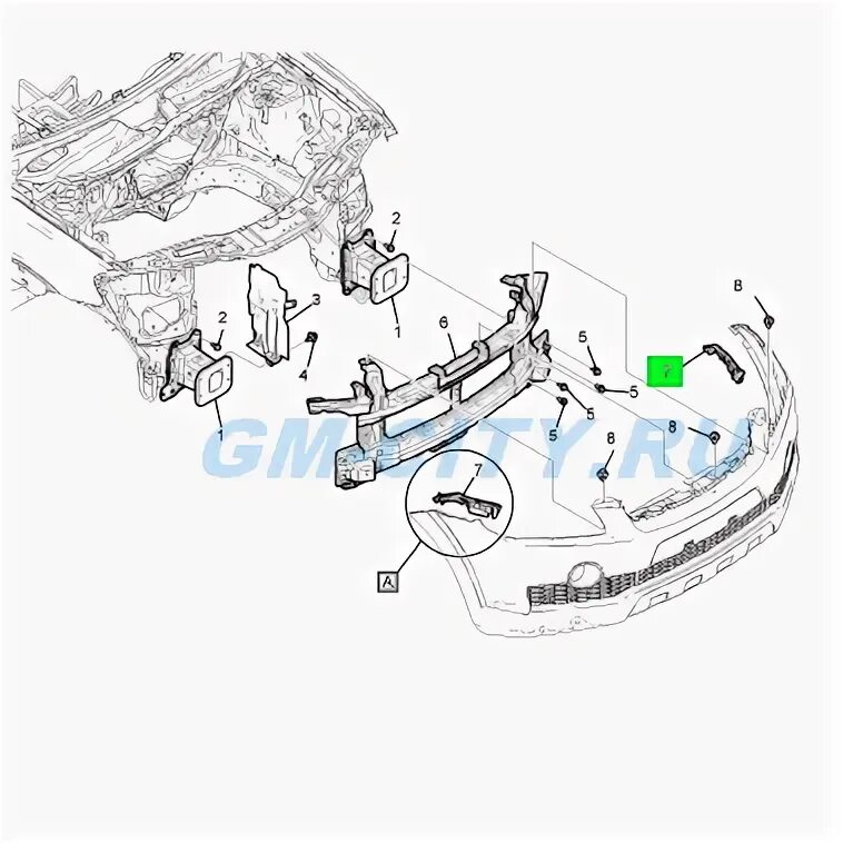 18. Снятие заднего бампера, доступ к накладке - Chevrolet Captiva (1G), 2,4 л, 2