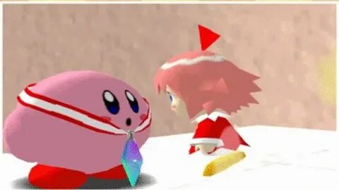 Kirby can blush Kirby Kirby, Giphy, Gif