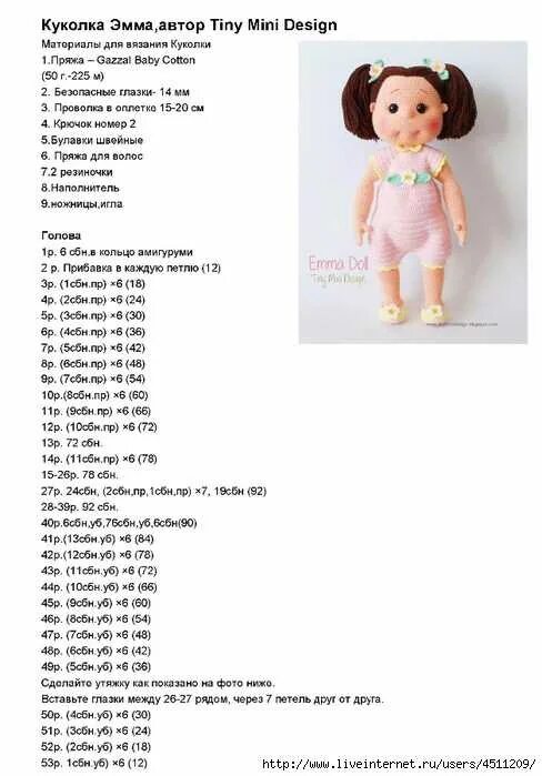 Pin by Zsm on Easy crochet Doll amigurumi free pattern, Crochet doll pattern, Am