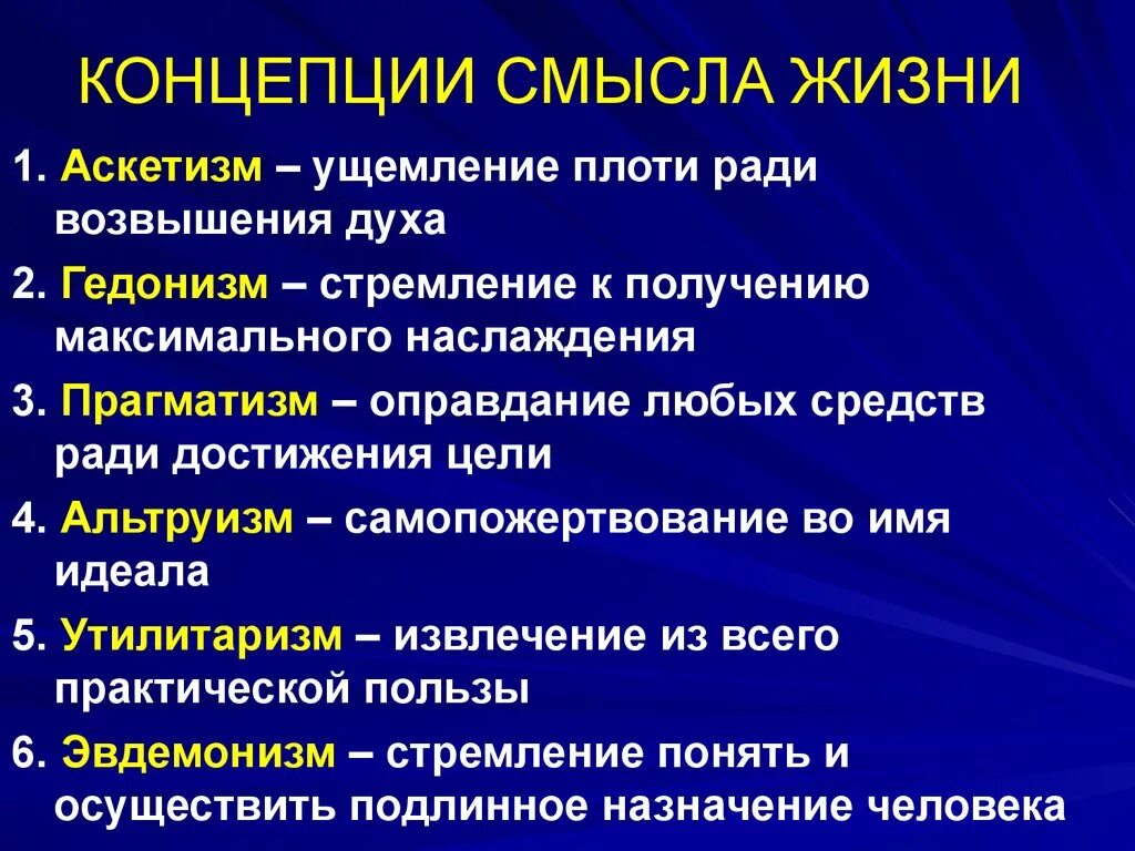 Система жизненных смыслов