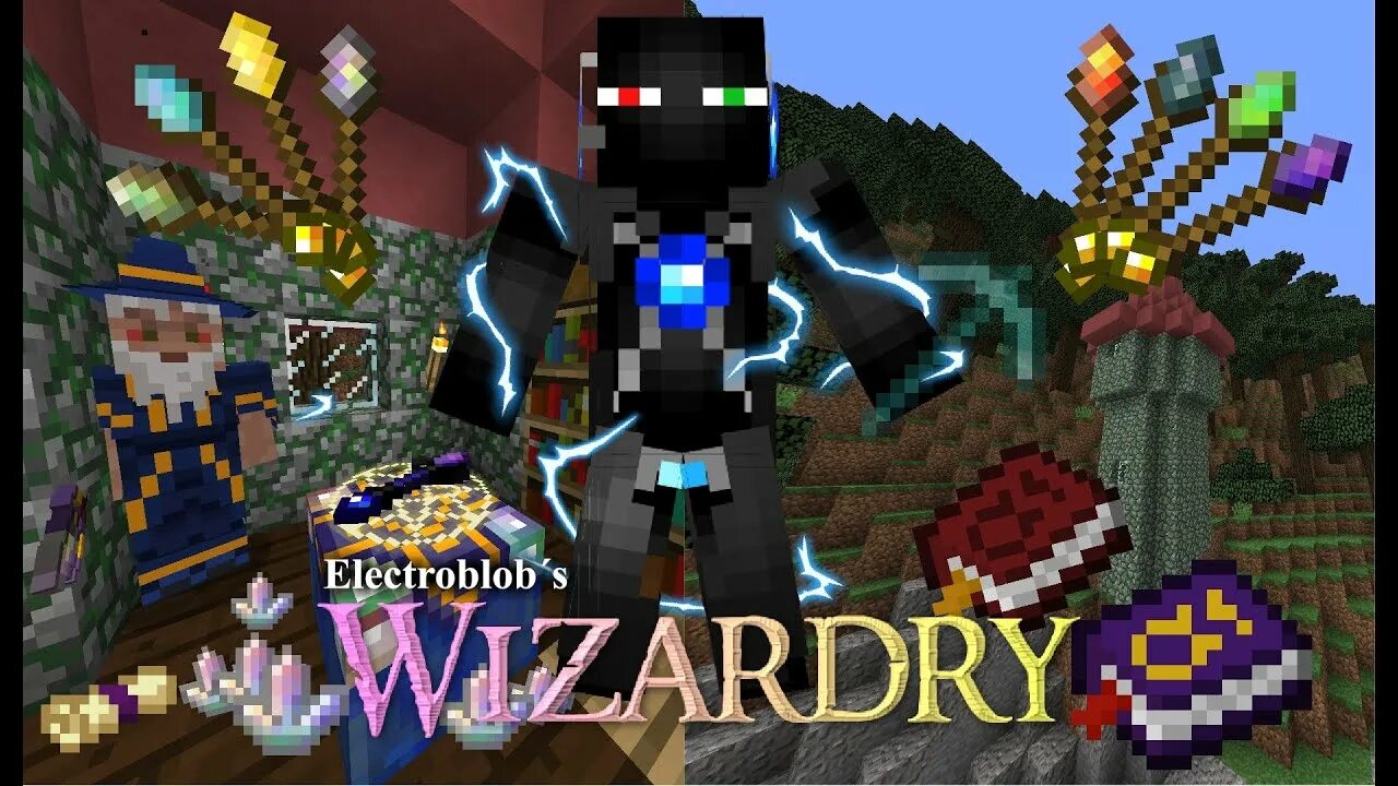 Майн магия. Магия Electroblobs Wizardry. Electroblobs Wizardry 1 12 2. Мод Electroblob's Wizardry 1.12.2. Майнкрафт Wizardry.