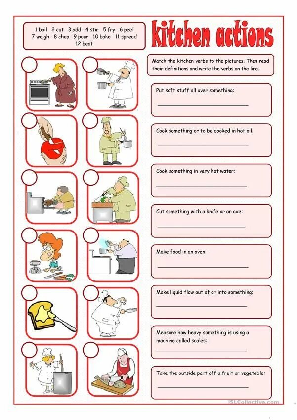 Preparation matching. Задания по английскому на тему Cooking. Cooking Vocabulary exercises. Cooking verbs exercises. Ways of Cooking Worksheets.