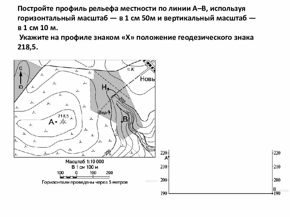 Построение профиля рельефа местности по топографической. Построение профиля рельефа местности геодезия. Построение профиля местности по заданному направлению. Построение профиля по плану местности. Постройте профиль по линии а б