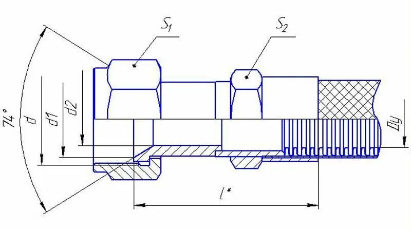Концевое соединение рукава. Штуцер для РВД 20 1.5 чертеж. Штуцер м20 для шлангов чертеж. Штуцер м14х1.5 под трубку 8 чертеж. Штуцера ввертные с накидной гайкой м16 м20.