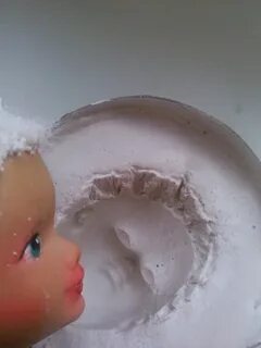 Как делать лицо ватное