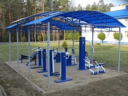 Уличная тренажерная площадка