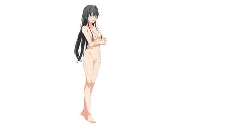 yukinoshita yukino, my teen romantic comedy snafu, breasts, long hair, nipp...