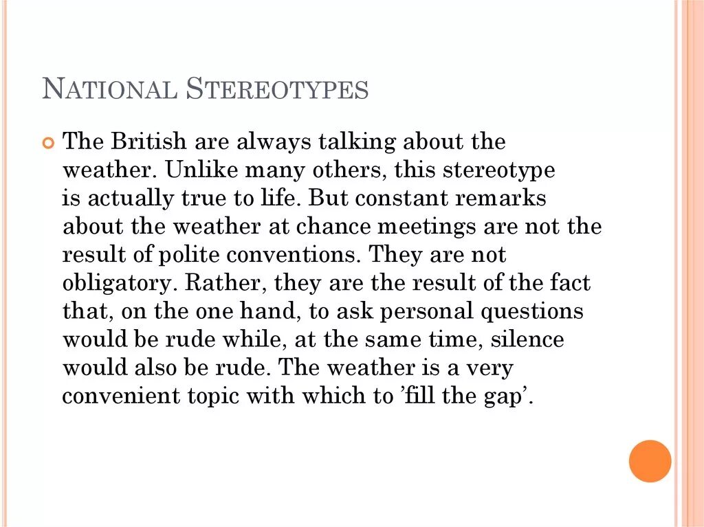 Many stereotypes are. National character and stereotypes. national stereotypes topic. stereotypes about british.