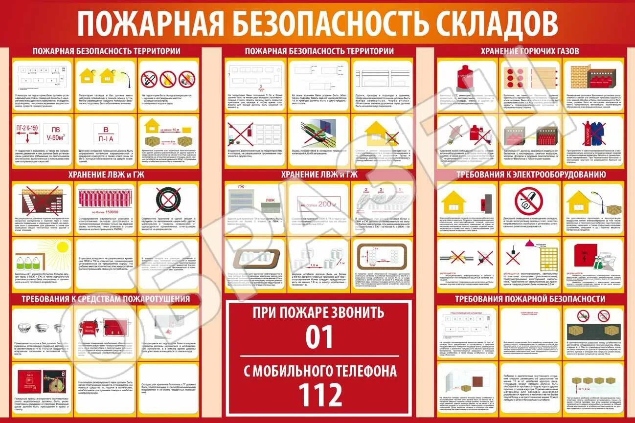Допускается ли хранение материалов