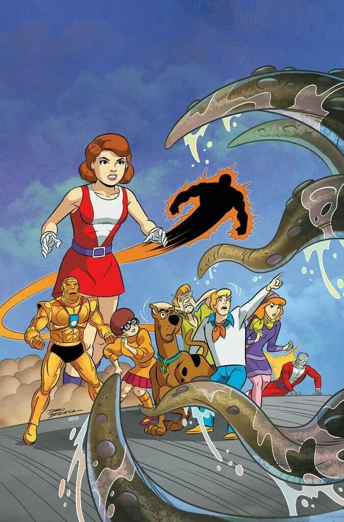 Scooby doo comics. Попаданцы в Скуби Ду. Скуби фэнтези. Scooby Doo Team. Дуна комикс.