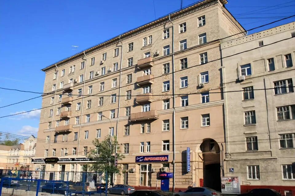 Moscow city, Ordzhonikidze st house 7. Apartment house