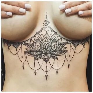 Татуировки на груди для женщин: оригинальные идеи и особенности выбора - tat-pic