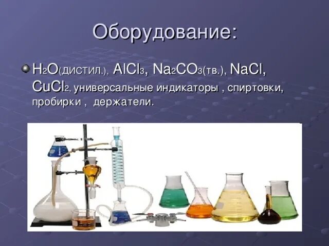 Cucl2 nacl. Перегонка в химии эстетика. гидролиз соли cucl2 можно подавить.