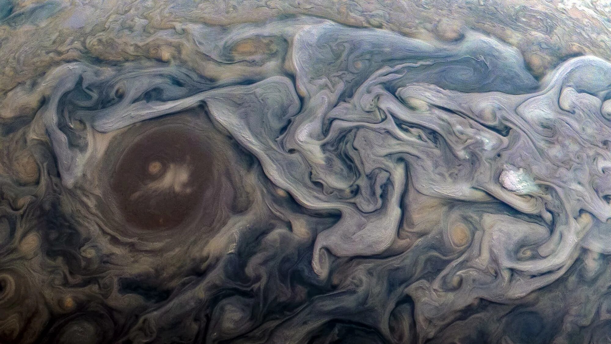 Самый большой океан в солнечной системе. Юпитер снимок НАСА. Kevin Gill снимки Юпитера. Снимки Juno с Юпитера.