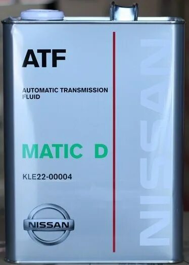 ATF Nissan matic j 5л. Nissan matic Fluid d 4л (kle22-00004). Масло трансмиссионное Nissan kle2200004. Трансмиссионное масло Nissan matic d ATF. Ниссан санни какое масло