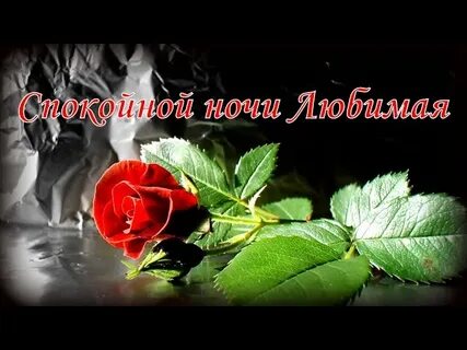 Спокойной ночи любимой женщине своей