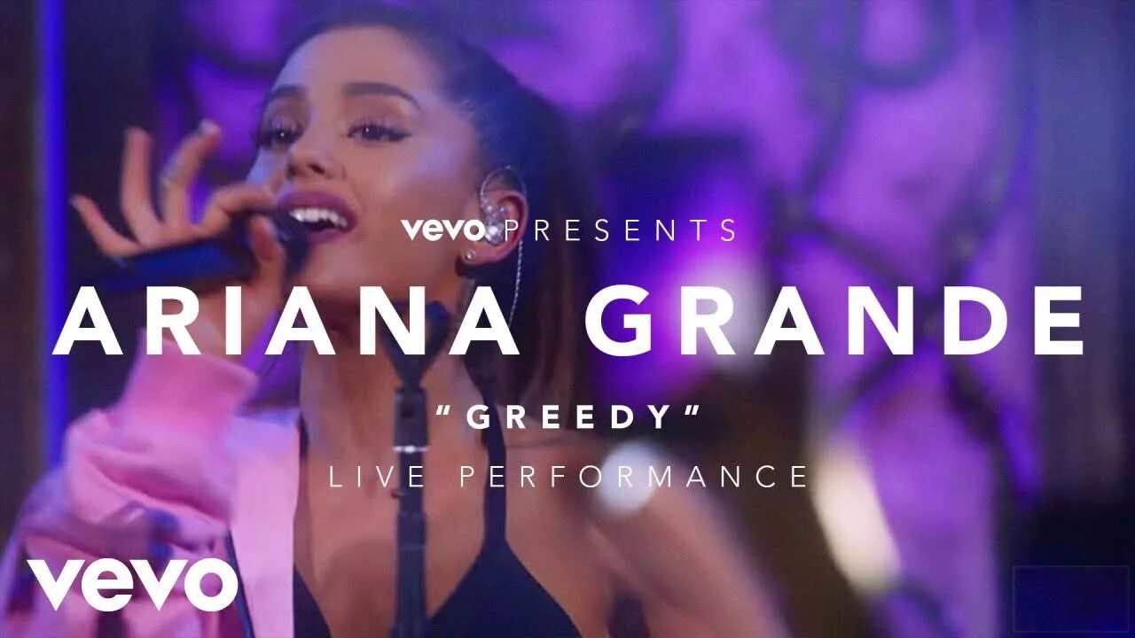 Ariana grande Vevo. Greedy певица. Грииди песня Арианы.