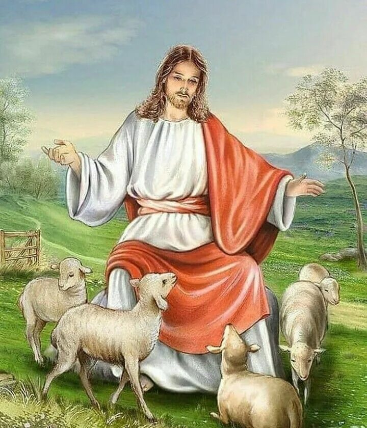 Иисус Христос добрый Пастырь. Добрый Пастырь картина Джованни. Алмазная мозаика Христос Пастырь. Икона Спасителя Пастырь добрый.