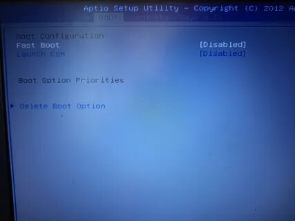 Setup boot mode