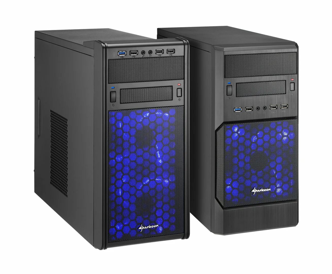 Корпус купить рязань. Sharkoon ms120 MATX. Корпус Iru ATX. Sharkoon корпус. Системный блок микро АТХ.