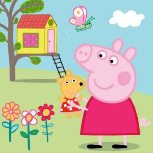 обложка свинки пеппы. дом свинки пеппи. где живет свинка пеппа. мультик свинка пеппа. дом свинки пеппы картина.